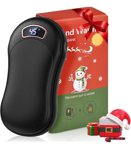 Wiederaufladbarer Handwärmer 10000mAh - USB Powerbank Mit 3 Temperaturstufen