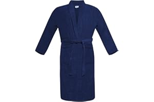 A & B TRADERS 100% Egyptian Cotton Bath Robe Terry Towelling Robe Dressing Gown Luxury and Super Soft Womens Nightwear Mens House Gown