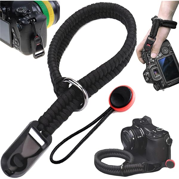 Ancoraggio Sgancio Rapido Fotocamera - Nastro Rosso Per Cinghie