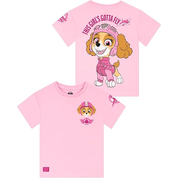 Paw Patrol Skye Everest Set Di Magliette Paw Patrol Per Bambine