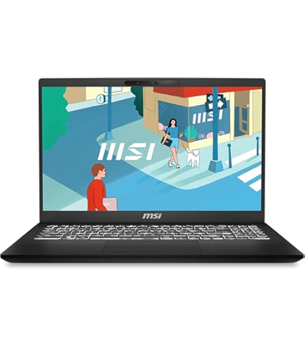 MSI Modern 14 Inch FHD Laptop - (Ryzen 5-7350U, AMD Radeon