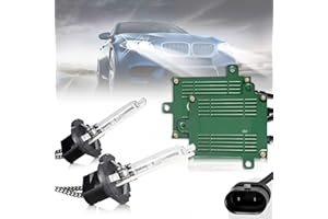 VLAND MOTOR VLAND Kit lampadine allo xeno D2H con ballast, adatto per fari VLAND, lampadine di ricambio per anabbaglianti, 12V 6000K bianco, 2 pezzi/SET (xeno 55w con decoder)