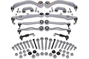 BESTPRICE 1x Querlenkersatz Reparaturset Vorderachse 14-teilig MIT 4X QUERLENKER OBEN HINTEN/VORNE LINKS/RECHTS +4X QUERLENKER UNTEN HINTEN/VORNE LINKS/RECHTS +2X KOPPELSTANGE +2X SPURSTANGENKOPF +1X SCHRAUBENS