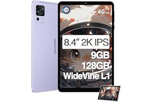 DOOGEE T20 MINI Tablet Android 13, Tablet 8 Pollici, Widevine L1, 9 GB+128 GB/TF 1TB, T606, 5060mAh, Tablet in Offerta, 5G WiFi, 13MP+5MP, Tablet 4G LTE/OTG/GPS/BT 5.0/Gaming Tablet, Tablet Con SIM