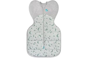 Love To Dream Gigoteuse d'emmaillotage pour bébé, idéale pour Les températures Froides (< 16 °C), Bras Hauts, Fermeture éclair bidirectionnelle pour Changer Facilement Les Couches