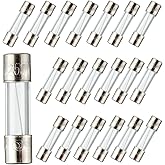 BOJACK F2AL250V 5x20mm 2A 250V Fast Cast Fuses 2 Amp 250 Volt 0.2 x 0.78 Inch Glass Tube Fuses (20 Pack)