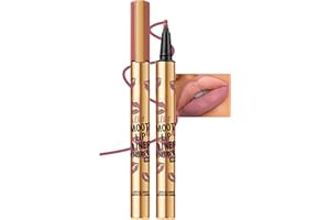 ‎ERINDE Erinde Wasserfester Lipliner Matte, Waterproof Lip Marker, Long Lasting Lip Pencil, Highly Permanented Lippenkonturenstifte, Natürlicher Smooth Lippenstift