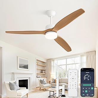 ZMISHIBO ventilador de techo 132 cm motor DC