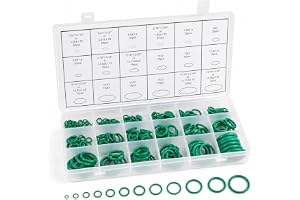 BendJoy® 270Pcs O Ring Kit for Pressure Washer Gun, Multi-Size Rubber Washer Set, Reliable Sealing O Rings Rubber for Car, Plumbing, Faucet, Mechanic, Air or Gas Connection Sealing