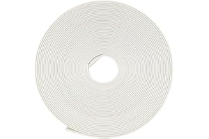 Othmro 1pc Heat Shrink Tubing, Ratio 2:1 Electric Insulation Tube, 15mm ID Heat Shrink Sleeving 5m Length Cable Protector (White)