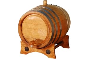 Spaniard Barrels & Coopers Barilotto fatto a mano in rovere americano, 5 litri