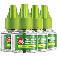 Good knight Naturals, 4 Refills – Neem Mosquito Repellent with 100% Natural Active Ingredients (Safe for Kids and Adults…