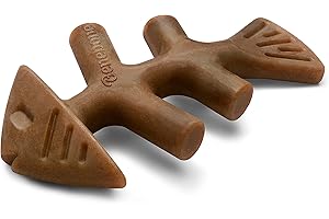 Benebone Jouet à mâcher en arête de Poisson Durable pour mâcheurs agressifs, Jack Salmon, géant, fabriqué aux États-Unis