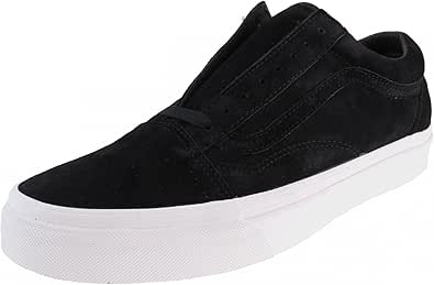 white slip on vans amazon