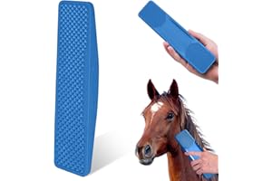 FMKLDENA Peine de Masaje para Caballos, 6 en 1 Cepillo de aseo para caballos, Cepillos para el Cuidado del Caballo, Cepillo para limpieza para caballos, Para Caballos Para Elimina Sin Dolor Pelo Y Suciedad