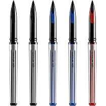 Uni-ball Air UBA188L - Penna A Sfera Da 0,7 Mm, Corpo Nero, Inchiostro Nero, Confezione Da 3 - Foto 7