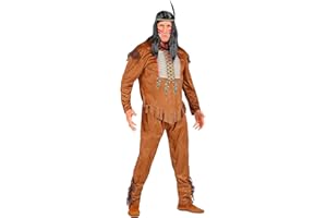 WIDMANN 08834 Disfraz de indio, para hombre, marrón, XL , color/modelo surtido