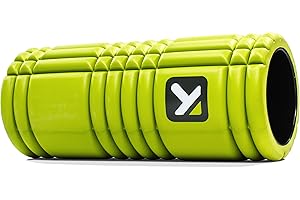TriggerPoint Grid Foam Roller - Esterno a densità Multipla, Anima Rigida - apprezzato da terapisti e Atleti - Densità Standard, Include Video di Istruzioni Online, 33 cm