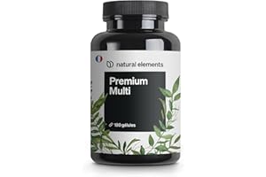 Premium Multi – complexe multivitaminé hautement dosé – 180 gélules – précieuses vitamines A–Z – matières premières premium – formes bioactives – sans additifs inutiles