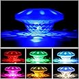 Sunsanly 2/4Pcs Floating Pool Light With Remote 16 RGB Color Changing Ip68 Waterproof Battery Powered Outdoor Swimming Hot Tub Bathtub Glowing Ball Round