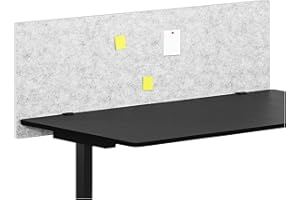 vilz Panel acústico para escritorio (110 x 55 x 1,8 cm, incluye fijación)