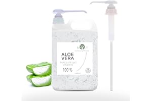 B.O.T COSMETIC & WELLNESS Bio Aloe Vera Konzentrat, 100% rein, Haut- & Haarpflege, Für DIY Kosmetik, Aloe Vera flüssig, frisch, rein und natürlich, 2000 ml