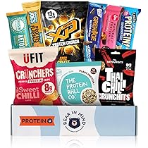 Hgh Proten Snacks Hamper Deal Gym Gfts For Men And Women - Etsy - View #5