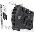 Fan Heater with 2 Heat Settings & Cool Function – Portable Heater Fan Heaters for Home with Variable Thermostat | Space Heater | Portable Electric Heater | Low Energy Heaters for home
