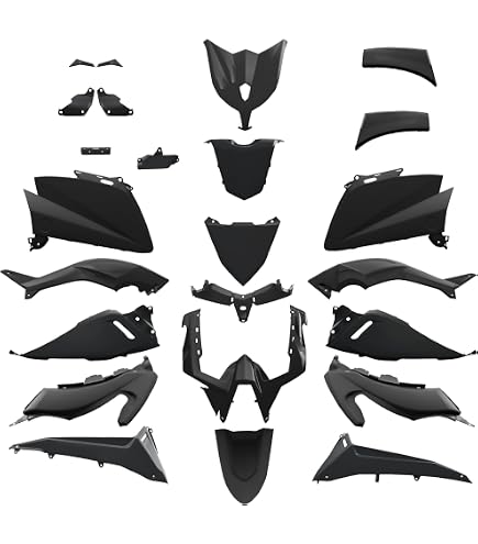 Acerbis Plastic Kit Black 0009177 For Honda Crf 250 06/09 | [en