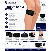 Rotantix Patella Tendon Bandı Diz Destek Bandajı 2 Adet | Patella Desteği, Diz Koruyucu, 2'li Set
