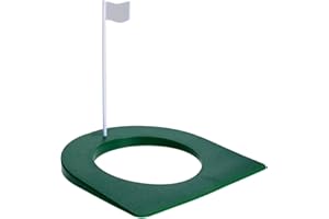 MUXSAM Coupe de golf en plastique vert avec trou pour entraînement intérieur et extérieur