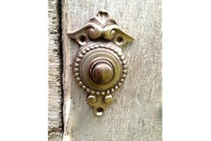 antikas – Sonnette réversible pour FONDATEUR de Temps portes, laiton vieilli siècle de serre-joints