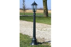 Festnight Lampadaire de Jardin Vert Foncé