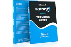 ‎EMALLA EMALLA INKDOT 100 Blätter Tattoo Transferpapier Stencil Papier A4 Blaupause Papier Blaupapier für Tattoos Tattoo Zubehör Professionelle Künstler