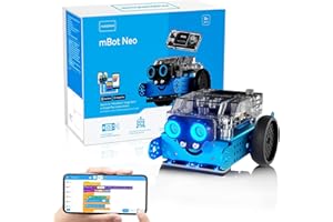 Makeblock mBot2 Coding Robot, Programmable Robot for Kids Compatible with Scratch and Python, Support Wi-Fi, IoT, Robotics, Electronics, AI Technology, STEM Toys for Kids Ages 8-12