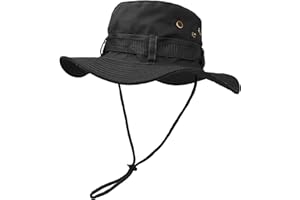 UltraKey Chapeau de Soleil à Large Bord Extérieur, Couche Double Style d’armée de Combat Classique Jungle Chapeau de Soleil pour Pêche, Chasse, Camping