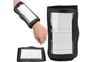 KIMISS Assistant D'entraînement Football, Conseil Bracelet Pliable Poignet Entraîneur Américain Football Bracelet Quart-arrière Couverture Enseignement