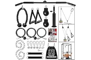 Taeku Puleggia da Palestra, Pro Rullo per Avambraccio Training LAT Machine Fitness Allenamento per la Forza del Braccio per Casa Palestra Allenamento