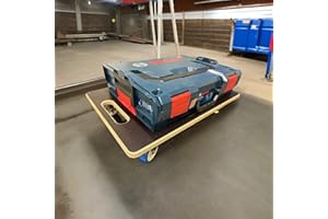 - Slidix Rollbrett, Rollwagen Transportwagen passend für Bosch Sortimo L-Boxx bis 200 Kg