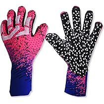 Guanti Da Portiere Professionisti - Lattice 3mm Per Presa Sicura E Controllo Palla