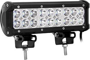 AUXTINGS Willpower 9 inch 23 cm 54W Spot Beam Led Light Bar Off road Vehicle Trucks SUV 4WD Driving Fog Lights,DC 12V 24V Waterproof