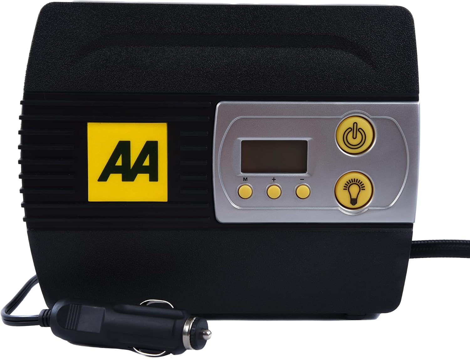 AA5502 12V Digital Tyre Inflator – Portable Car Air Compressor Pump With Digital Gauge That Measures PSI, BAR, KPA. Fast Tyre Inflation for Cars, Bikes, Motorcycles, Balls & Inflatables