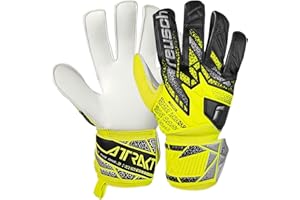 Reusch Attrakt Solid przyczepne rękawice bramkarskie, rękawice piłkarskie dla dorosłych dla mężczyzn i kobiet, odpowiednie do wszystkich warunków pogodowych i powierzchni boiska