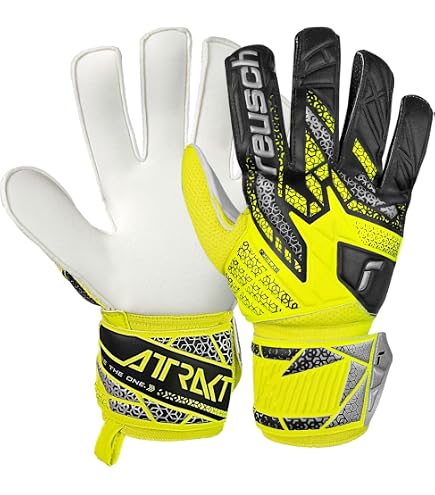 HawkStrike Guanti Da Portiere Professionali - Lattice Tedesco EXT Contact Grip, Protezione E Comfort (Taglia Unica) - 4