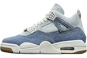 Sail/Gum Hellbraun/Worn Blue Jordan 4 Retro-Sneaker