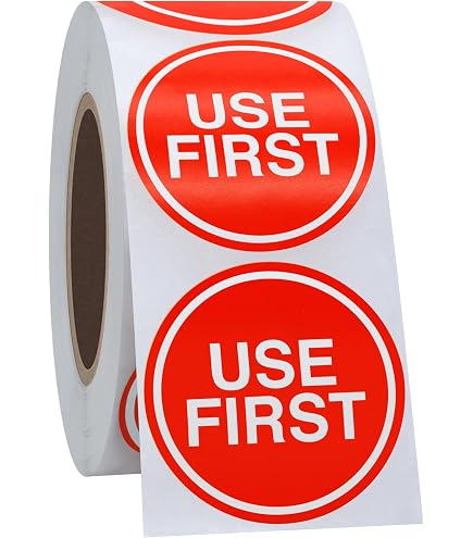 Shipping Labels 4 Rolls RED HOT Rush - 1x3 Inch Special Handling ...