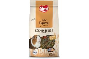 Aimé marsvin komplett mat, NUTRI'BALANCE EXPERT Premium varierad måltid, C-vitamin och optimal matsmältning, 800G