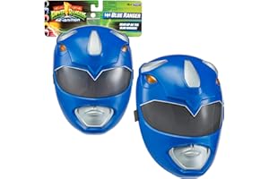 POWER RANGERS Power Ranger, Masque Ranger, Déguisement, Ranger Bleu - Billy Cranston, Pour les enfants dès 4 ans, PWG034