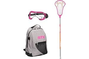 STX Exult Rise Girl's Lacrosse Starter Set with Stick, Goggles & Backpack