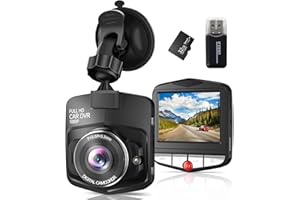 POYBPCY Dash Cam Front 1080P with 32GB SD Card FHD Dash Camera for Cars 2.31'' Screen Dashboard Driving Recorder with G-Sensor,Loop Recording,Motion Detection,Parking Mode,One Click Lock,Screen Saver